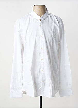 Chemise manches longues fermeture boutonnée sur le devant blanc STRELLSON homme