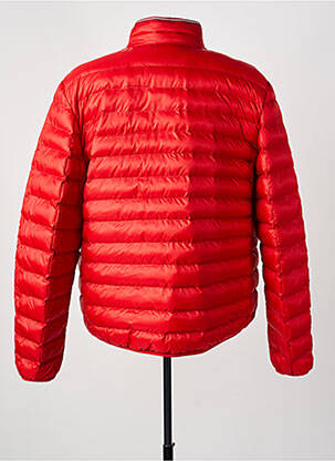 Doudoune manches longues sans capuche rouge TOMMY HILFIGER homme