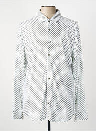 Chemise manches longues imprimé fantaisie blanc DESOTO homme