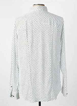Chemise manches longues imprimé fantaisie blanc DESOTO homme