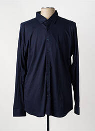 Chemise manches longues imprimé fantaisie bleu DESOTO homme