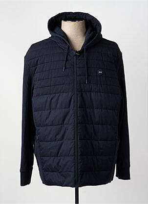 Veste casual coupe droite bleu EDEN PARK homme