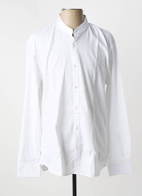 Chemise manches longues fermeture boutonnée sur le devant blanc STRELLSON homme