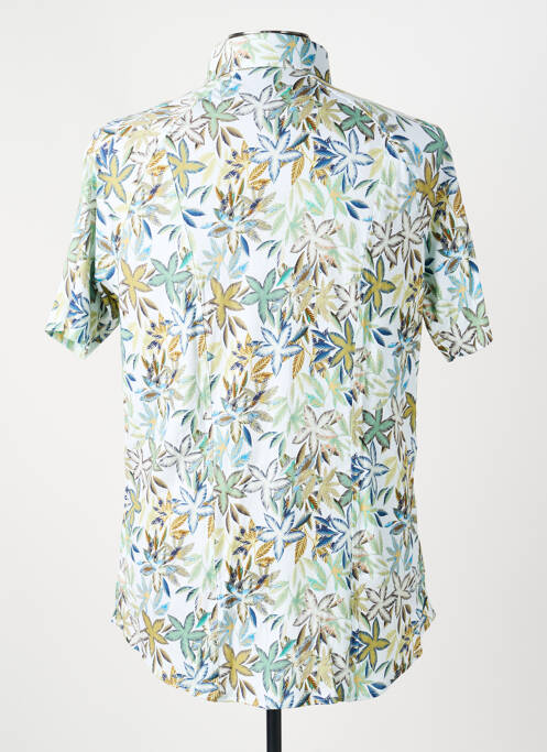 Chemise manches courtes imprimé fantaisie vert DESOTO homme