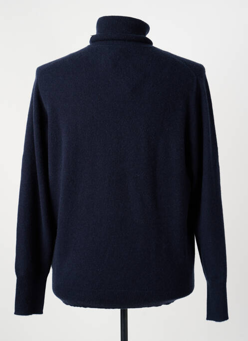 Pull col roulé bleu ESTHEME homme
