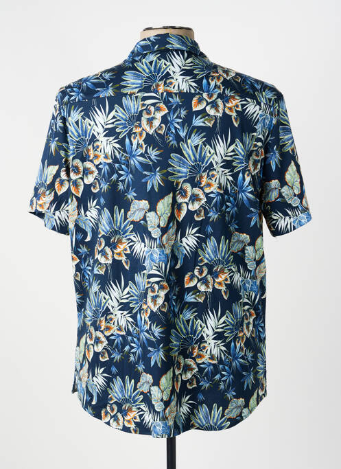 Chemise manches courtes bleu DESOTO homme