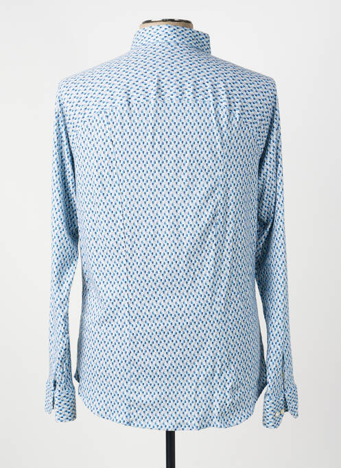 Chemise manches longues bleu DESOTO homme