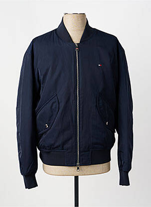 Doudoune poches sans capuche bleu TOMMY HILFIGER homme