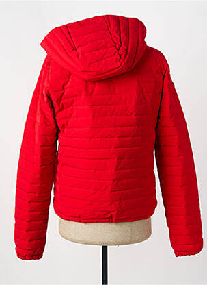 Doudoune poches a capuche rouge MARINE DE SAVOIE homme