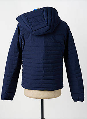 Doudoune poches a capuche bleu MARINE DE SAVOIE homme