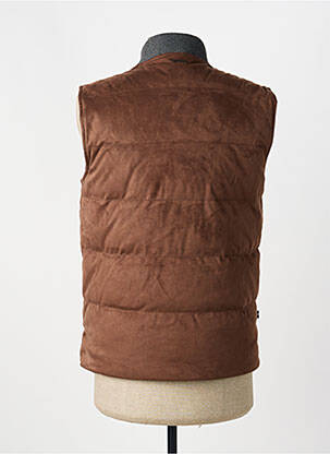 Doudoune poches sans capuche marron DIGEL homme