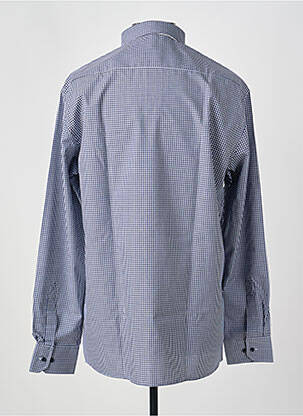 Chemise manches longues coupe cintrée bleu ETERNA homme
