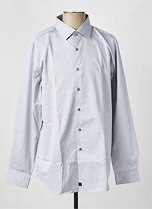 Chemise manches longues coupe cintrée gris STRELLSON homme