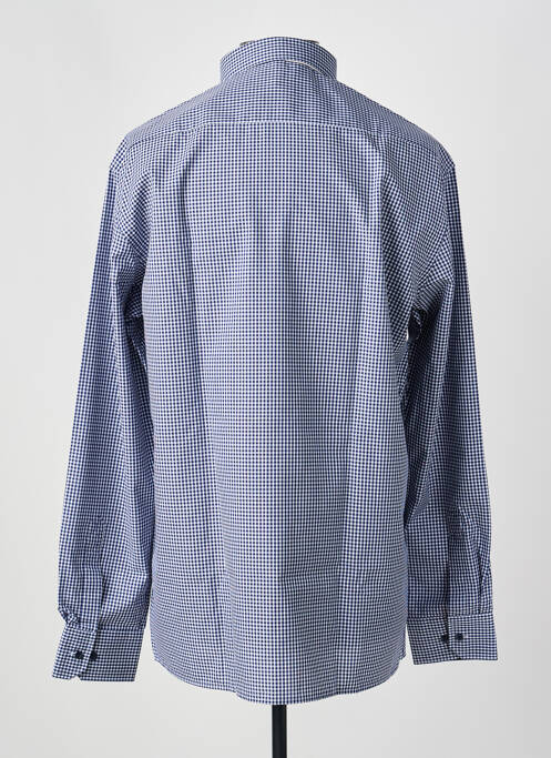 Chemise manches longues coupe cintrée bleu ETERNA homme