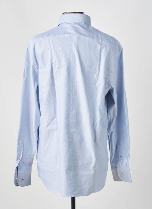 Chemise manches longues imprimé fantaisie bleu 1863 BY ETERNA homme
