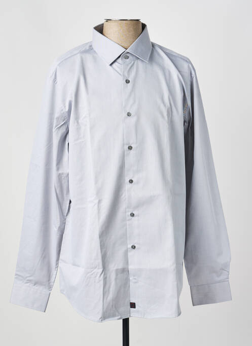 Chemise manches longues coupe cintrée gris STRELLSON homme