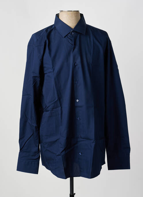 Chemise manches longues coupe cintrée bleu STRELLSON homme