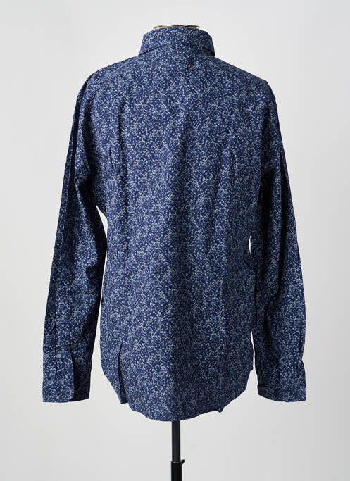 Chemise manches longues imprimé fantaisie bleu STRELLSON homme