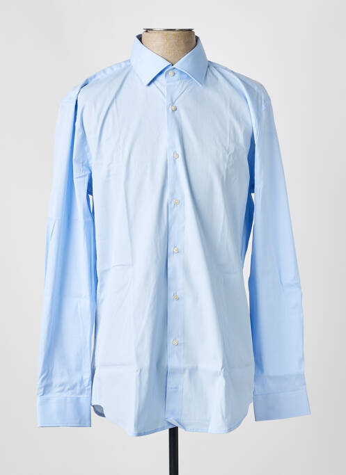 Chemise manches longues coupe cintrée bleu STRELLSON homme