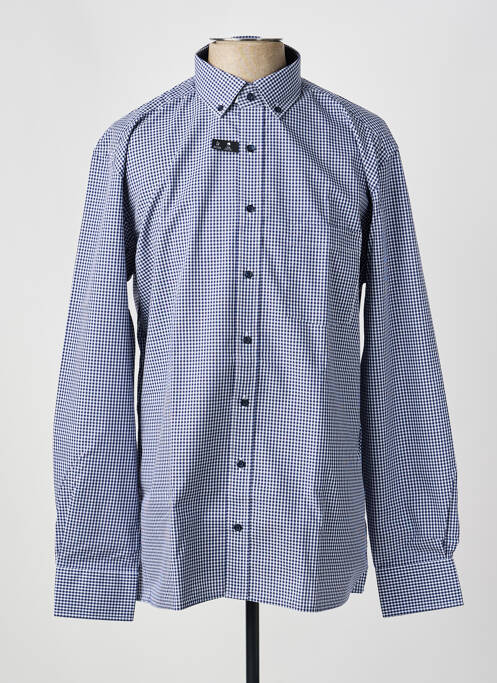 Chemise manches longues bleu ETERNA homme