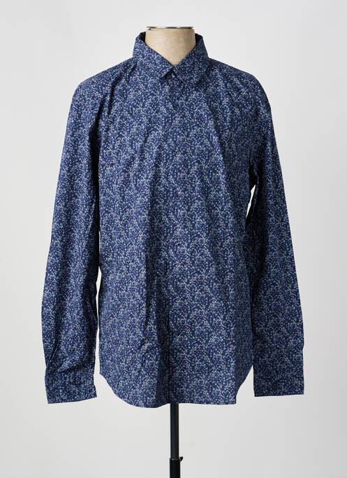 Chemise manches longues bleu STRELLSON homme