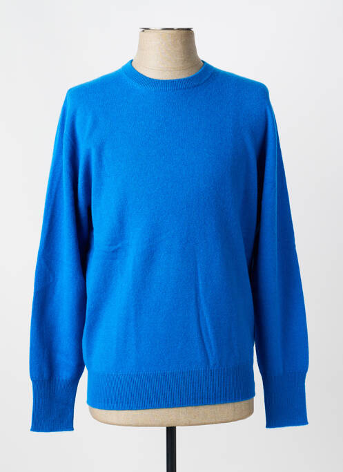 Pull stretch manches longues bleu ESTHEME homme
