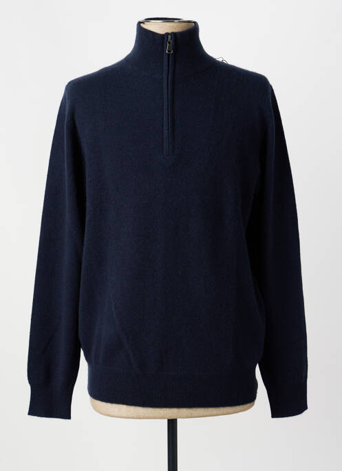 Pull stretch manches longues bleu ESTHEME homme