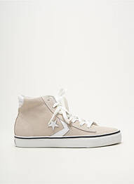 Baskets bout rond bout rond beige CONVERSE unisexe