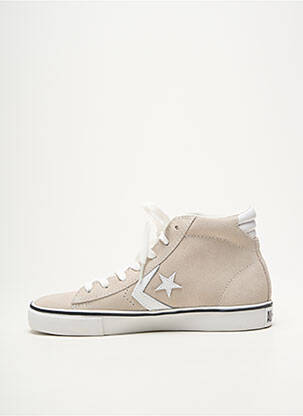 Baskets bout rond bout rond beige CONVERSE unisexe