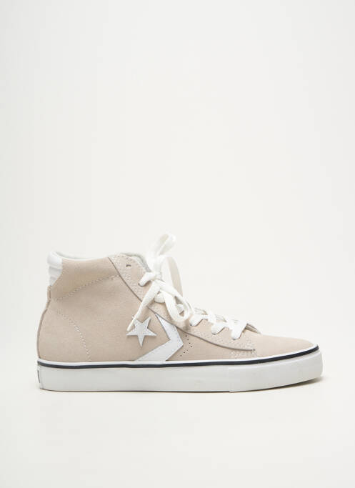 Baskets bout rond bout rond beige CONVERSE unisexe