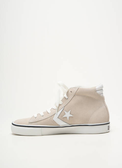 Baskets bout rond bout rond beige CONVERSE unisexe