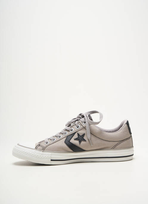 Baskets bout rond bout rond gris CONVERSE homme