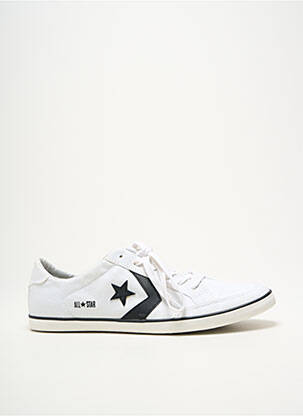 Baskets bout rond bout rond blanc CONVERSE homme