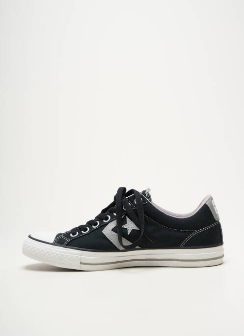 Baskets bout rond bout rond noir CONVERSE homme
