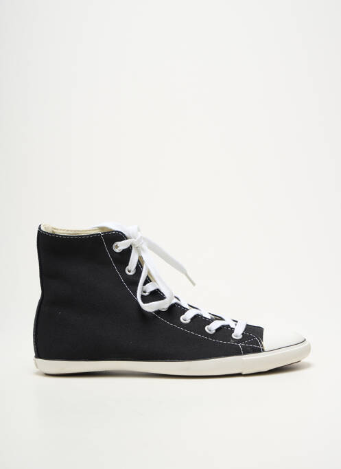Baskets bout rond bout rond noir CONVERSE unisexe