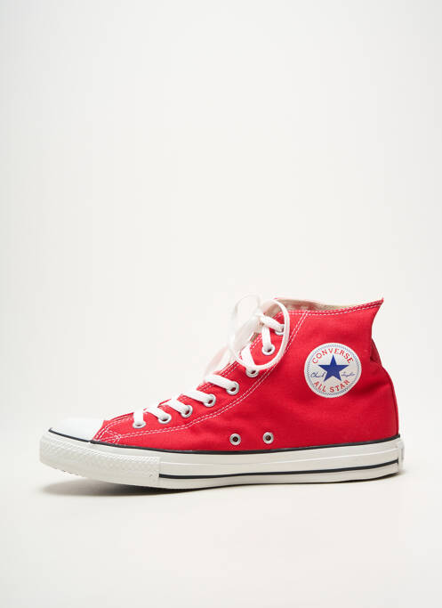 Baskets bout rond bout rond rouge CONVERSE unisexe