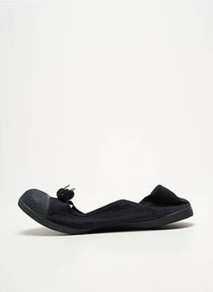 Ballerines bout rond talon plat jusqu'à 3cm noir KAPORAL femme