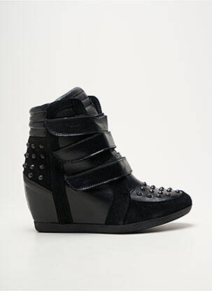 Bottines/boots bout rond talon de 7 à 9cm noir PASTELLE femme