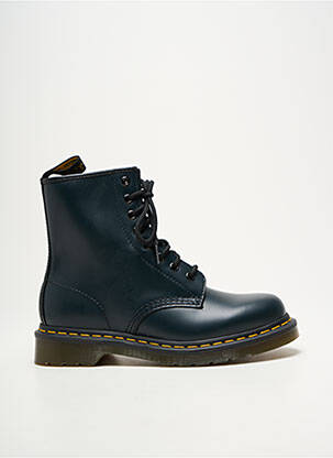 Bottines/boots talon bas talon plat jusqu'à 3cm bleu DR MARTENS femme