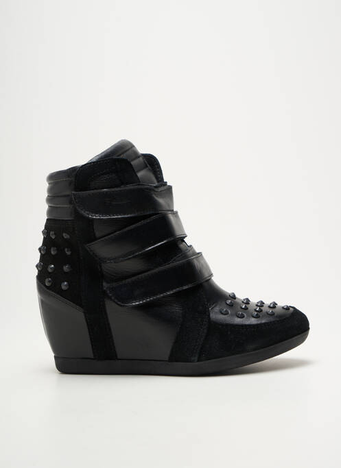 Bottines/boots bout rond talon de 7 à 9cm noir PASTELLE femme