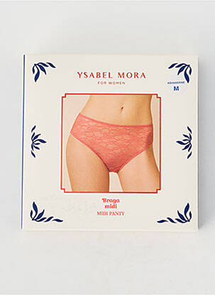 Culotte tissage dentelle bleu YSABEL MORA femme