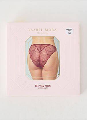 Culotte tissage dentelle violet YSABEL MORA femme