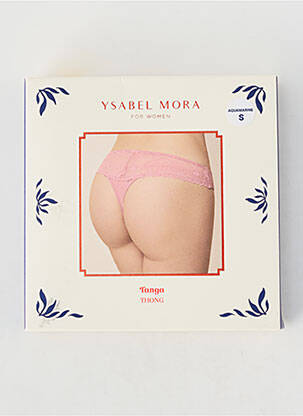 Tanga stretch bleu YSABEL MORA femme