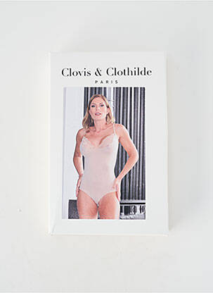 Body lingerie stretch noir CLOVIS & CLOTHILDE femme