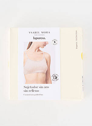 Soutien-gorge sans armature brassieres blanc YSABEL MORA femme