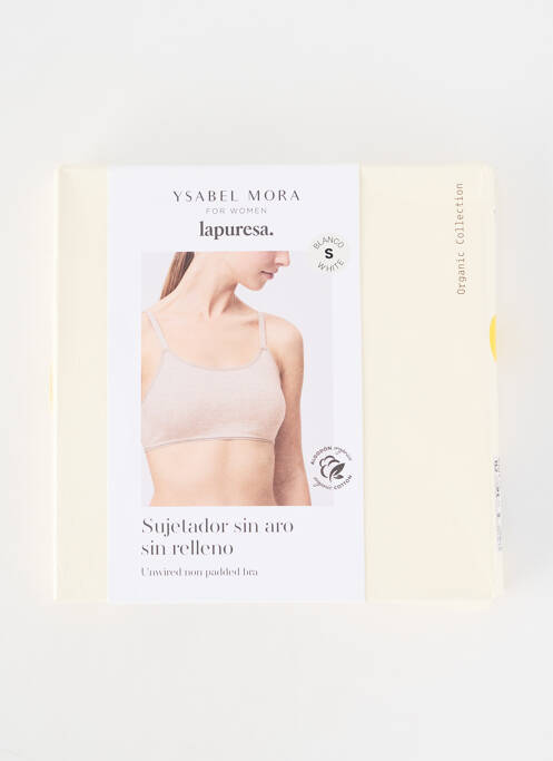 Soutien-gorge sans armature brassieres blanc YSABEL MORA femme