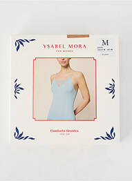 Top/caraco effet matière satinée vert YSABEL MORA femme