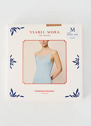 Top/caraco effet matière satinée vert YSABEL MORA femme