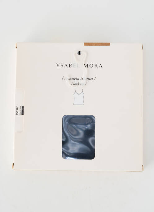 Top/caraco effet matière satinée noir YSABEL MORA femme