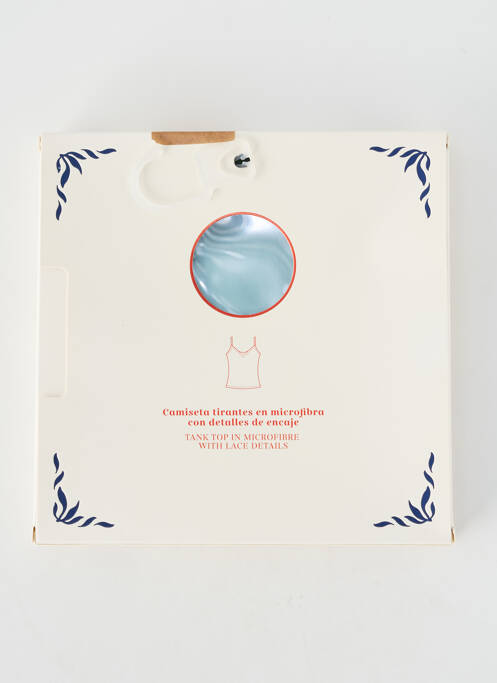 Top/caraco effet matière satinée vert YSABEL MORA femme